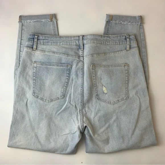 Wild Fable Womens Distressed Highest Rise Skinny Jean Light Wash Size 16 - Picture 4 of 12